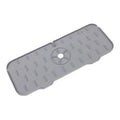 Household washbasin sink silicone drain drying pad, kitchen faucet splash proof folding drain pad, sink water blocking pad