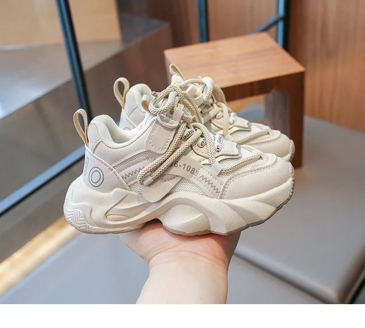 Children's Sneakers Spring Autumn Versatile Kids School Running Shoes Fashion Non-slip Boys Girls Sports Tennis Shoes Breathable