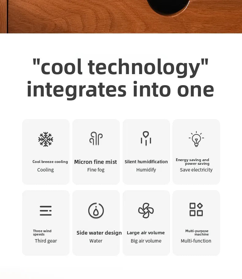 Superior New USB Mini Air Conditioning Fan Cooler Home Desktop Refrigeration Small Air Conditioning Mobile Humidification Coolin