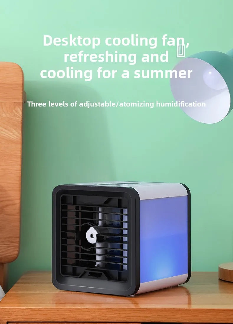 Superior New USB Mini Air Conditioning Fan Cooler Home Desktop Refrigeration Small Air Conditioning Mobile Humidification Coolin