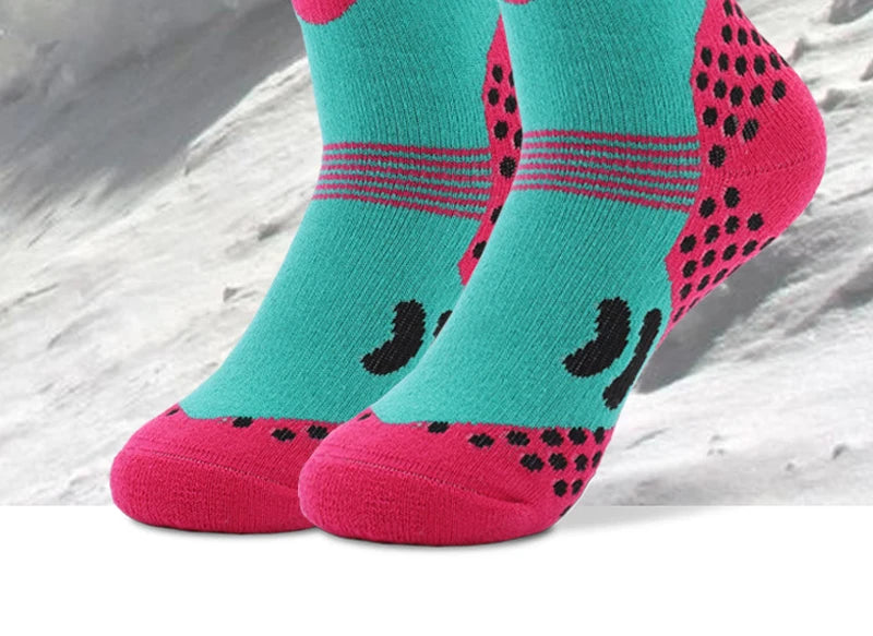 New Thermal Kids Ski Socks Cotton Thicker Warm Outdoor Sport Socks Snow Cycling Skiing Sock Children Thermosocks Girls Boys Gift