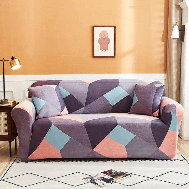1 Piece Sofa Cover Elastic Printed/Printed Sofa Cover for Living Room Corner Sofa L-shaped Sofa slipcover