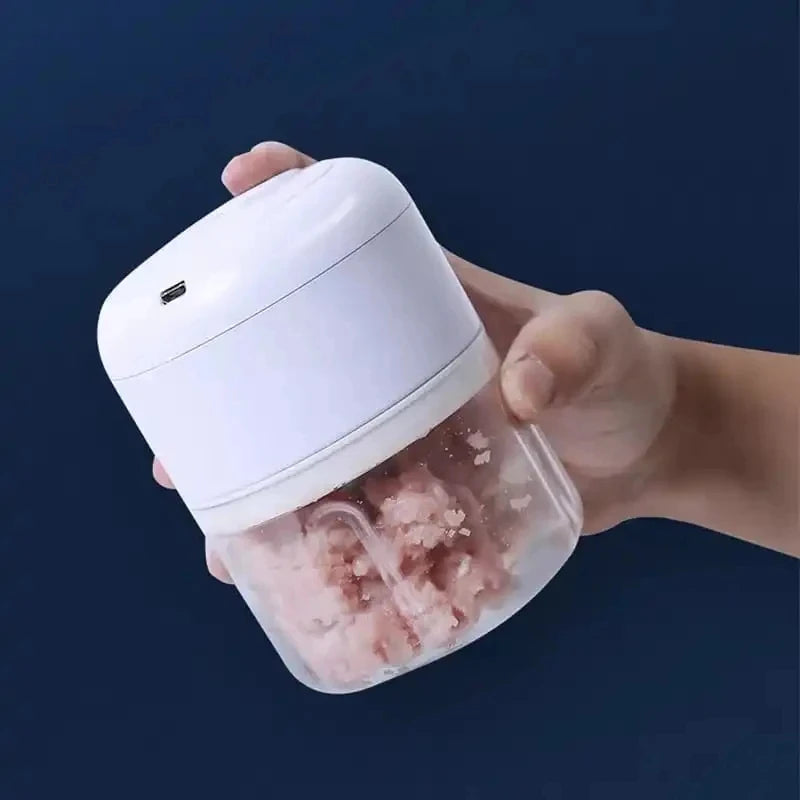 250ml Garlic Masher Crusher Electric Kitchen Food Chopper USB Portable Meat Grinder Vegetable Chopper for Kitchen Gadgets