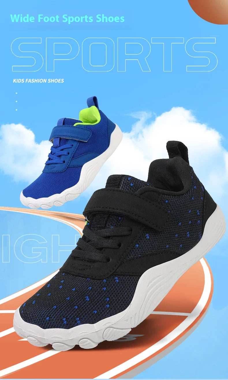 Kids Barefoot Shoes Boys Girls Sneakers Naturally Splay Shoes Wide Toe Minimalist Sneakers Toddler Little Big Kid