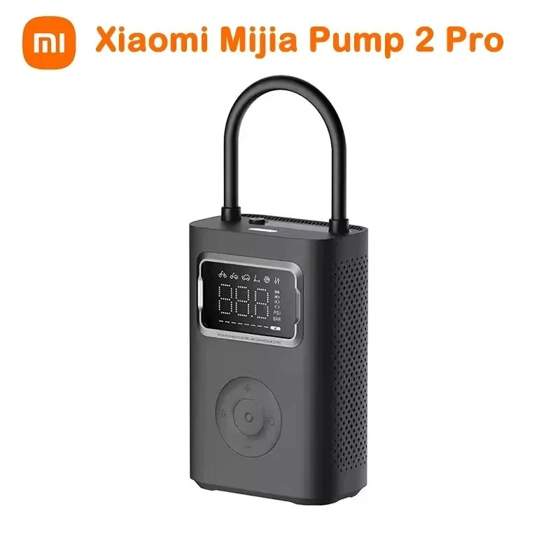 Xiaomi Air Pump 2/2D/2Pro Mijia Electric Air Compressor Led Multitool Pump For Bike Car Type-C Inflator 12V Mi Inflatable