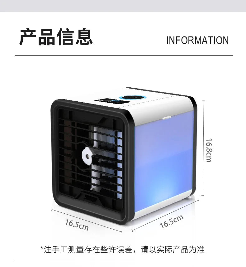 Superior New USB Mini Air Conditioning Fan Cooler Home Desktop Refrigeration Small Air Conditioning Mobile Humidification Coolin