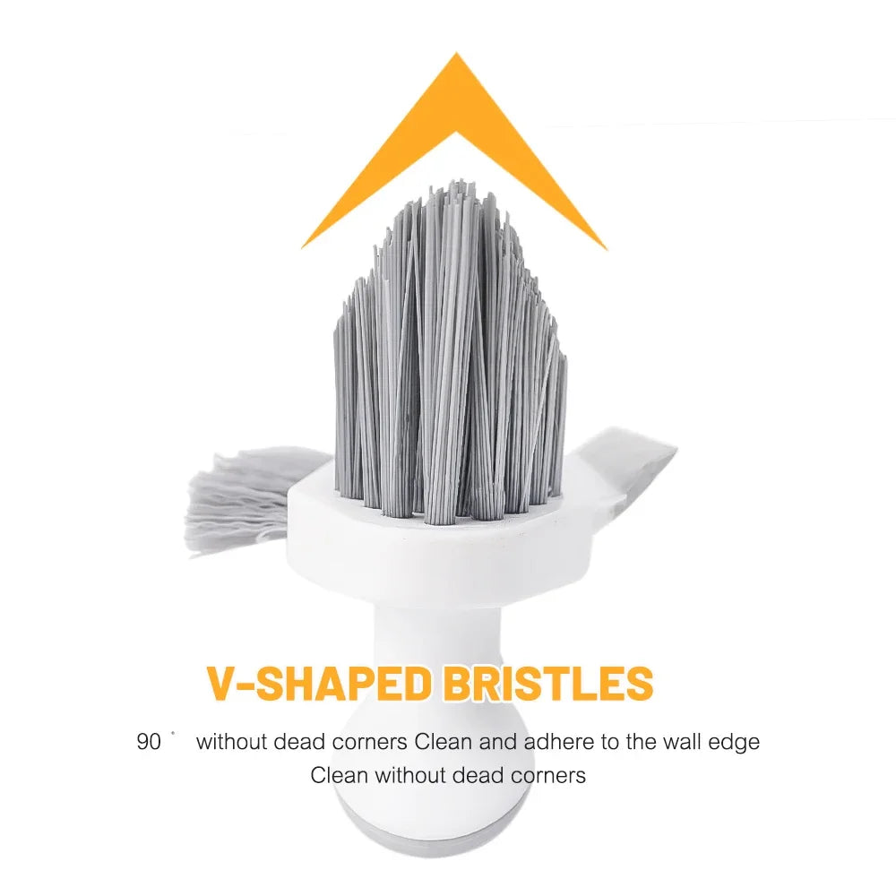 4-in-1 Gap Cleaning, Brushing, Washing, Kitchen, Bathroom, Ceramic Tiles, Floor, Window Slots, Wall Corners, Bathroom