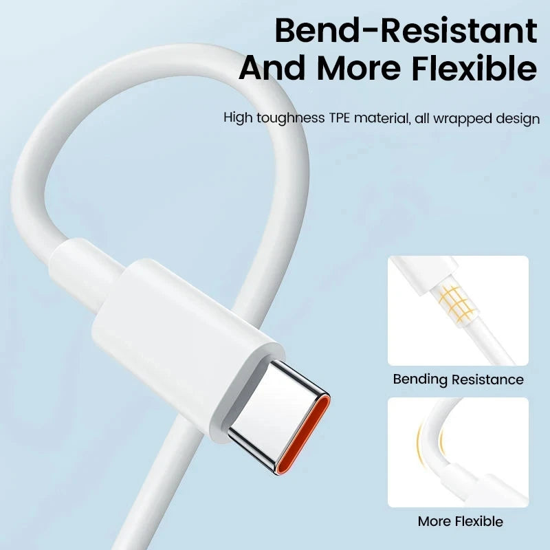 67W EU US Ultra Fast Charger For Xiaomi 11 12 13T 14T 15 Redmi Note 11T 12T 13 14 Pro POCO Type C USB Turbo Rapid Charging Cable