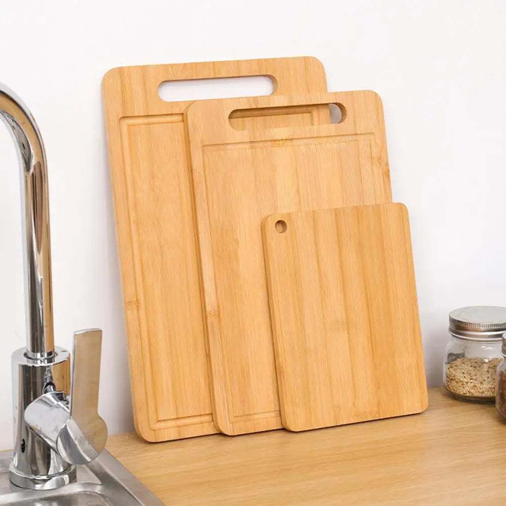 Kitchen Cutting Board Thickened Solid Wood Cutting Board Double-sided Available Rectangular Fruit Veggies Meat Cutting Boards