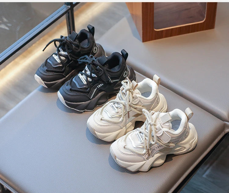 Children's Sneakers Spring Autumn Versatile Kids School Running Shoes Fashion Non-slip Boys Girls Sports Tennis Shoes Breathable