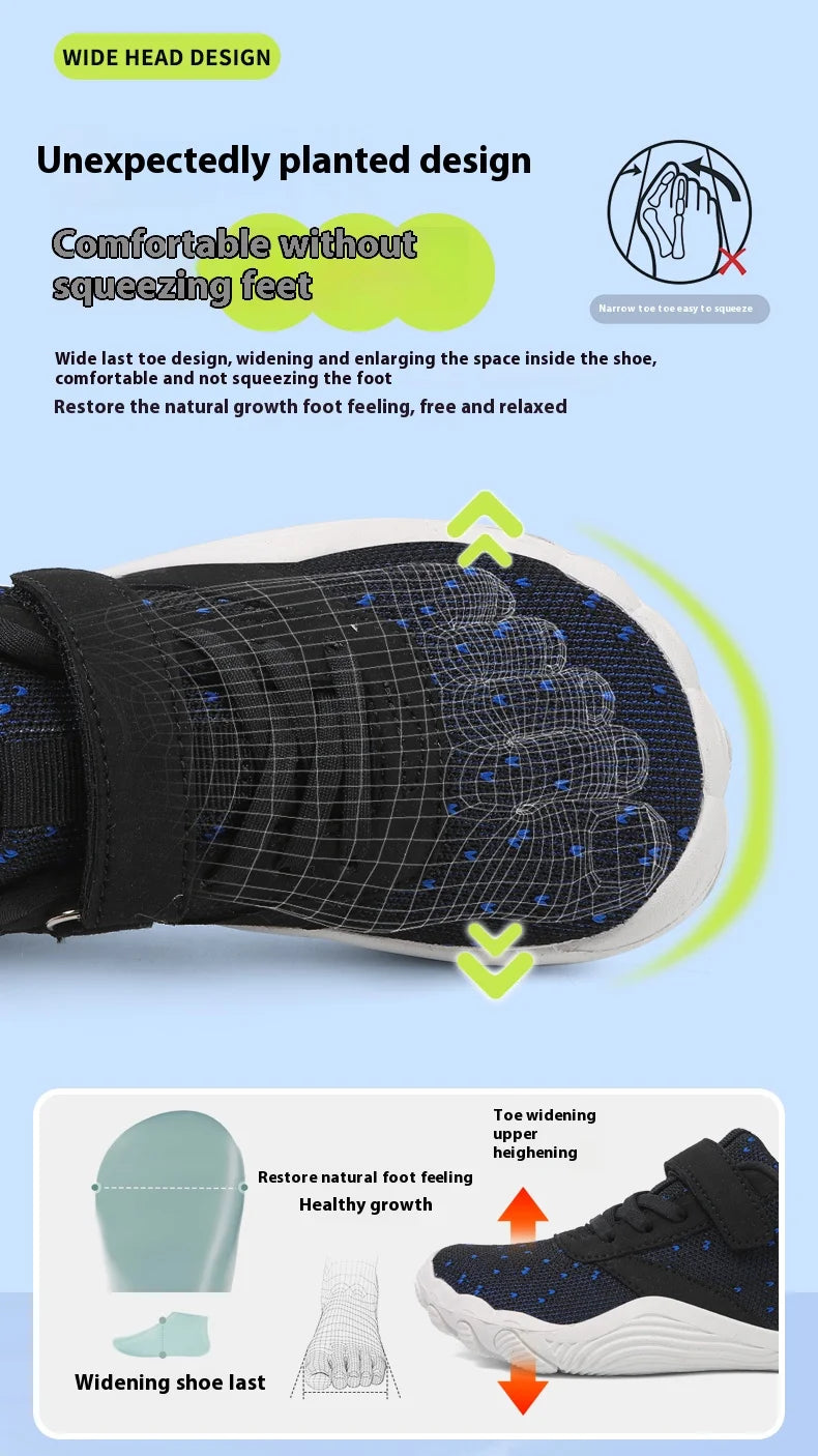 Kids Barefoot Shoes Boys Girls Sneakers Naturally Splay Shoes Wide Toe Minimalist Sneakers Toddler Little Big Kid