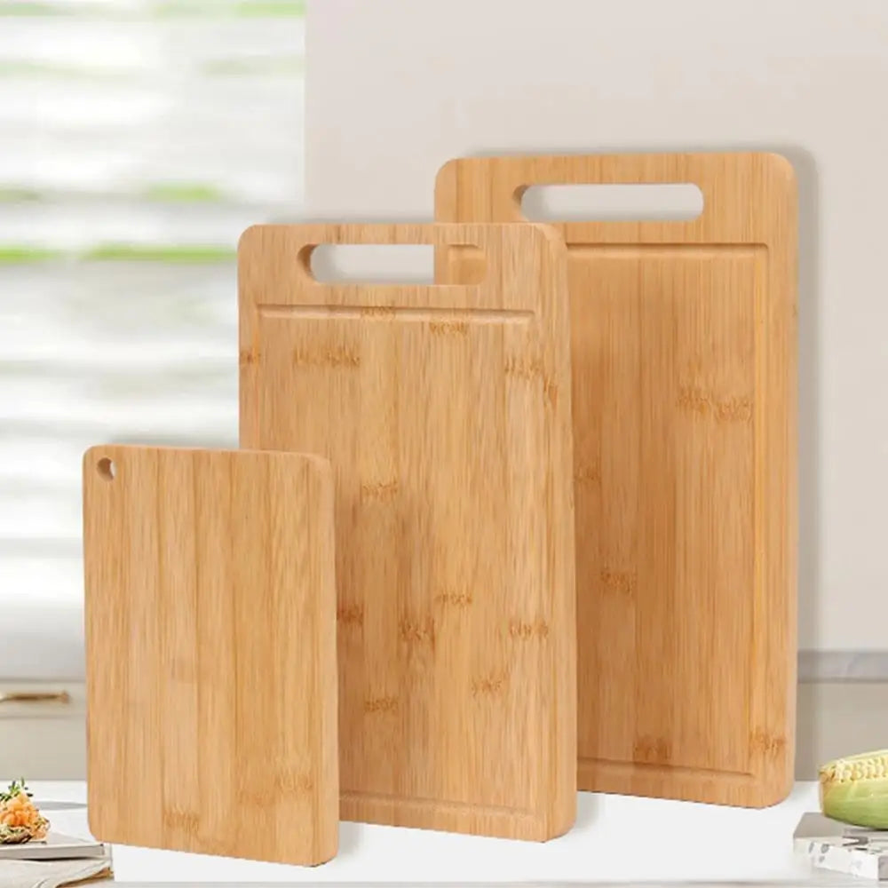 Kitchen Cutting Board Thickened Solid Wood Cutting Board Double-sided Available Rectangular Fruit Veggies Meat Cutting Boards