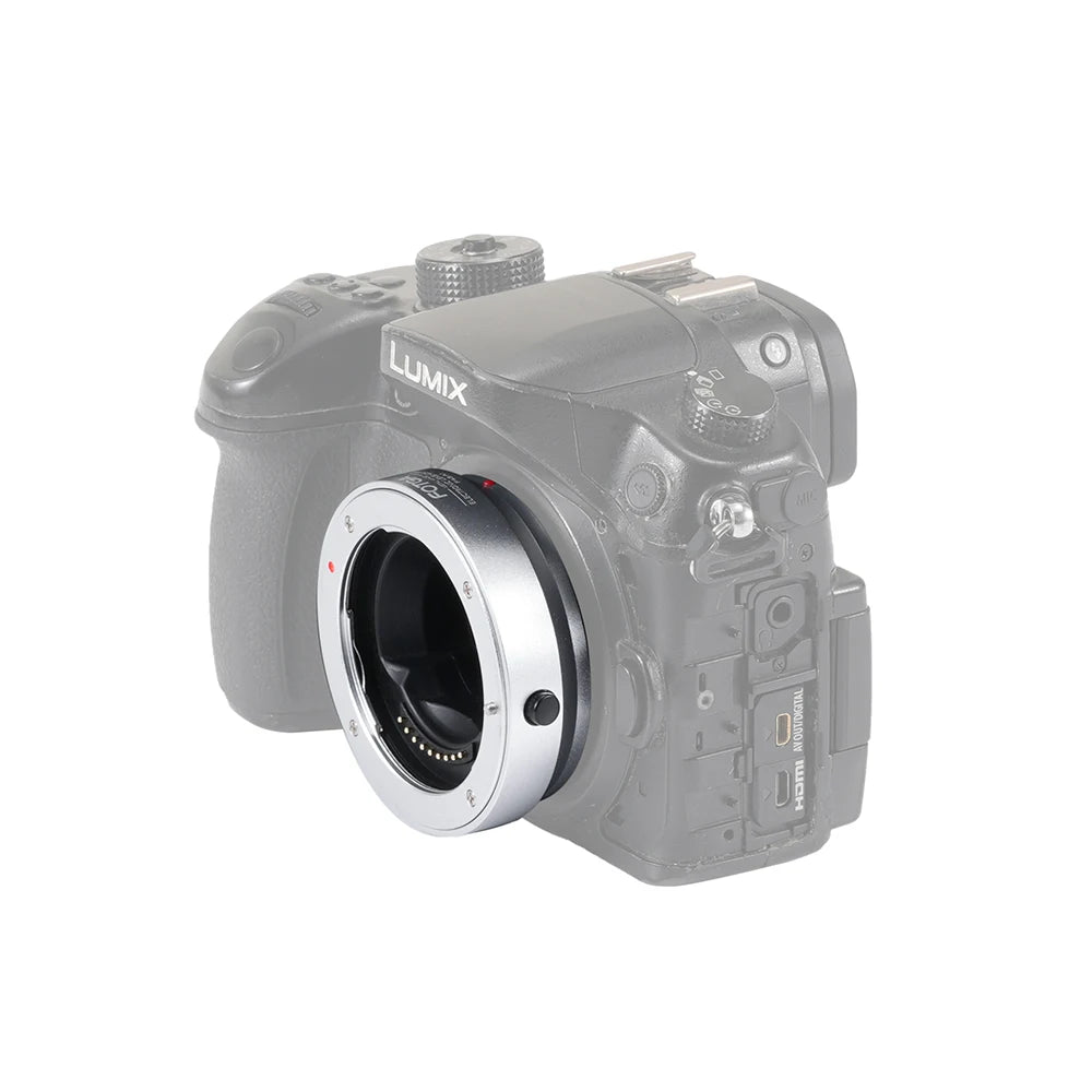 FOTGA 4/3-M4/3 Adapter Ring Autofocus For 4/3 lens to For Olympus/For Panasonic Micro 4/3 Camera Metal Adapter Ring Photography