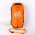 20L Inflatable Open Swimming Buoy Tow Floating Bag Double AirBags Water Sport Life Saving Swim Buoy Pool Inflated Air Drying Bag