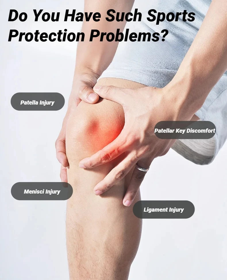 Tendon Support Strape Brace Shock Absorption Compression Strap Pads Sport Protection Adjustable PVC Knee Patellar Band