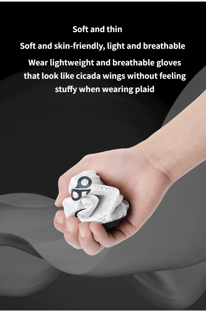 Summer Breathable Half Finger Cycling Gloves Ultralight Road Bike Gloves Anti-Slip Silicone Pad Cooling Sport Gear