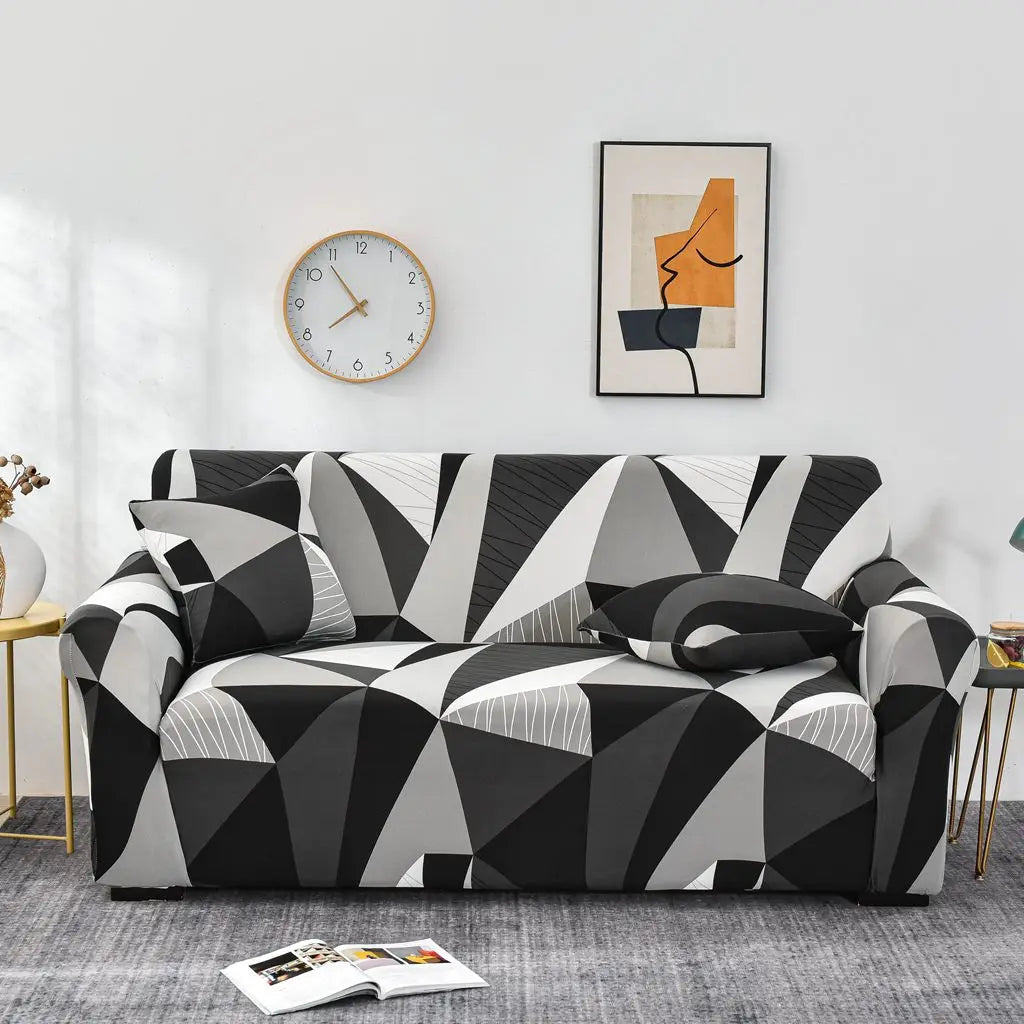 1 Piece Sofa Cover Elastic Printed/Printed Sofa Cover for Living Room Corner Sofa L-shaped Sofa slipcover