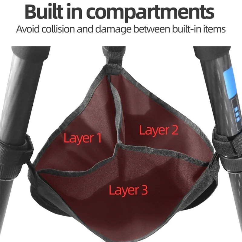FORW-Stable Light Stand Pocket Studio Photography Tripod Sandbag Accessories Nylon Triangular Counter Balance Weight