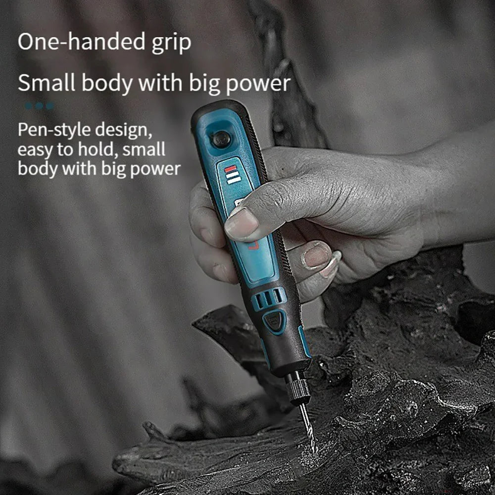 5000-10000-15000r 3.6V USB Wireless Electric Drill Engraving Pen Mini Grinder for Grinding/Polishing/Engraving/Drilling/Cutting
