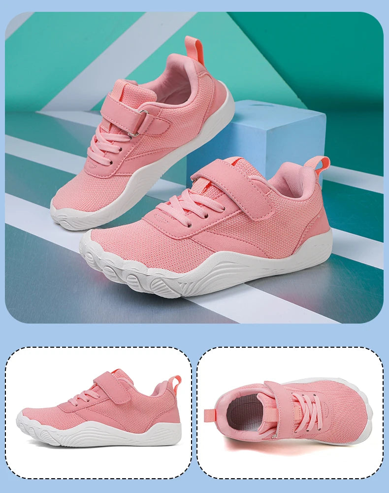 Kids Barefoot Shoes Boys Girls Sneakers Naturally Splay Shoes Wide Toe Minimalist Sneakers Toddler Little Big Kid