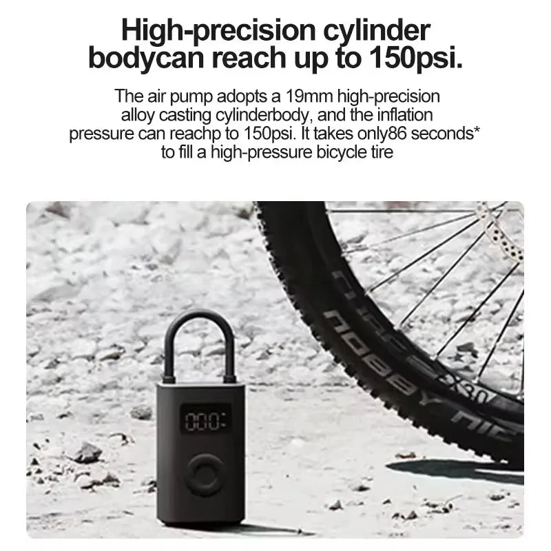 Xiaomi Air Pump 2/2D/2Pro Mijia Electric Air Compressor Led Multitool Pump For Bike Car Type-C Inflator 12V Mi Inflatable
