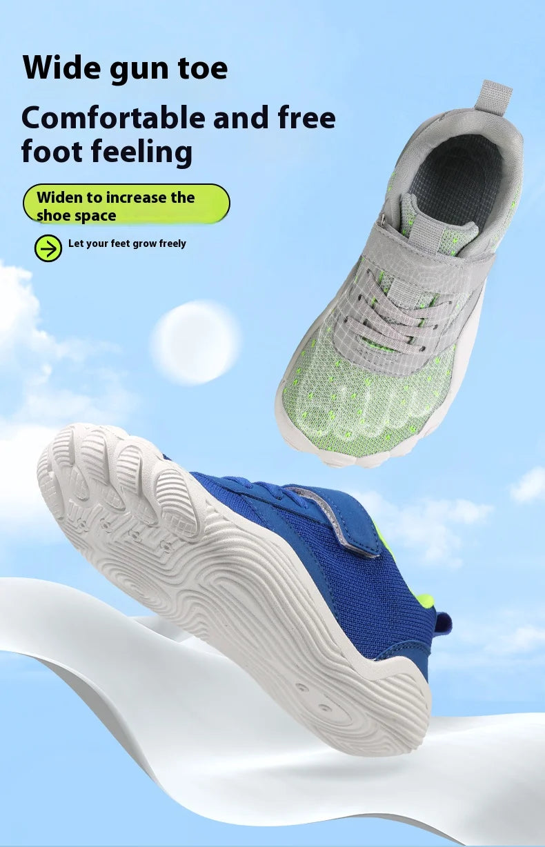 Kids Barefoot Shoes Boys Girls Sneakers Naturally Splay Shoes Wide Toe Minimalist Sneakers Toddler Little Big Kid