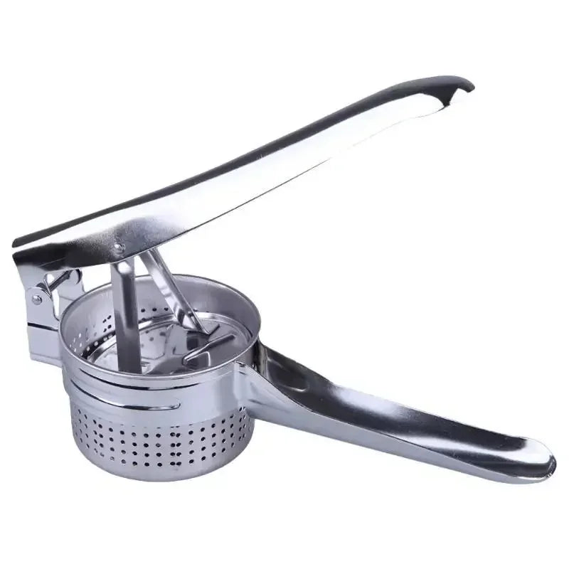 Masher RicerPress Mashed Potatoes Stainless Steel Crushing Puree Fruit Vegetable SqueezerJuicer Press Maker Kitchen Tools