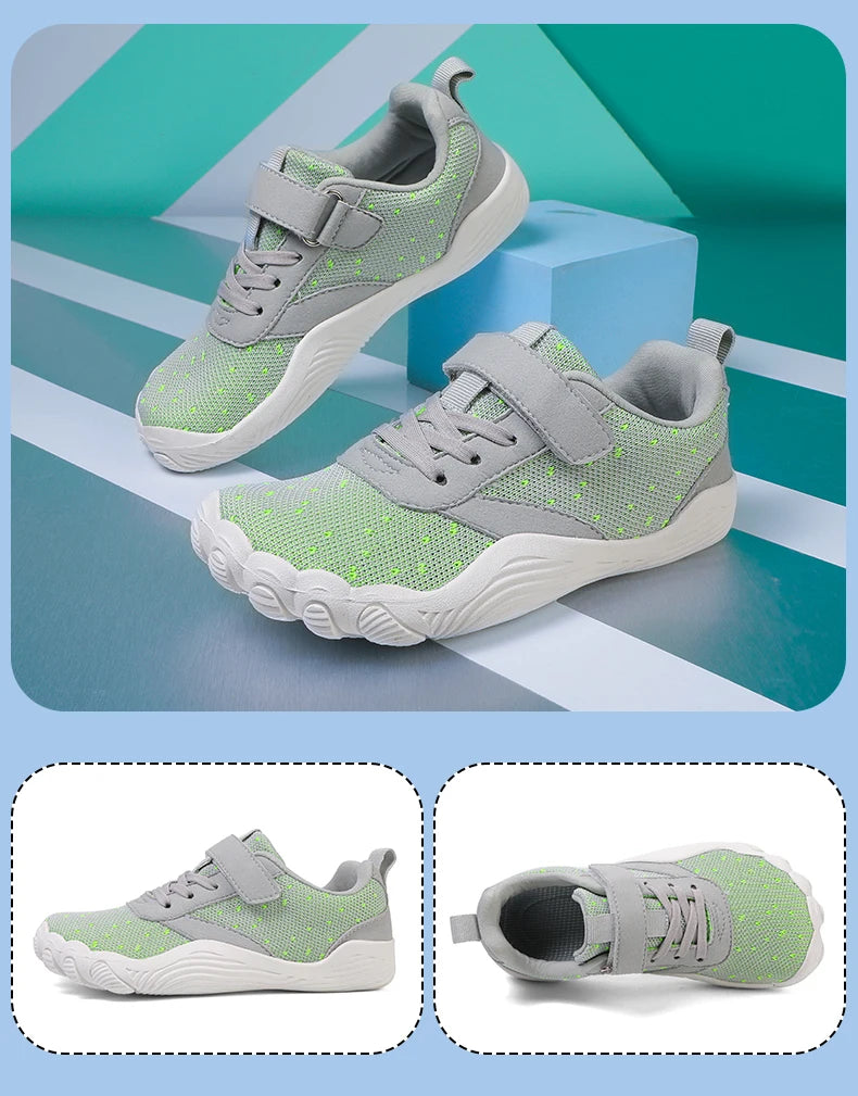 Kids Barefoot Shoes Boys Girls Sneakers Naturally Splay Shoes Wide Toe Minimalist Sneakers Toddler Little Big Kid