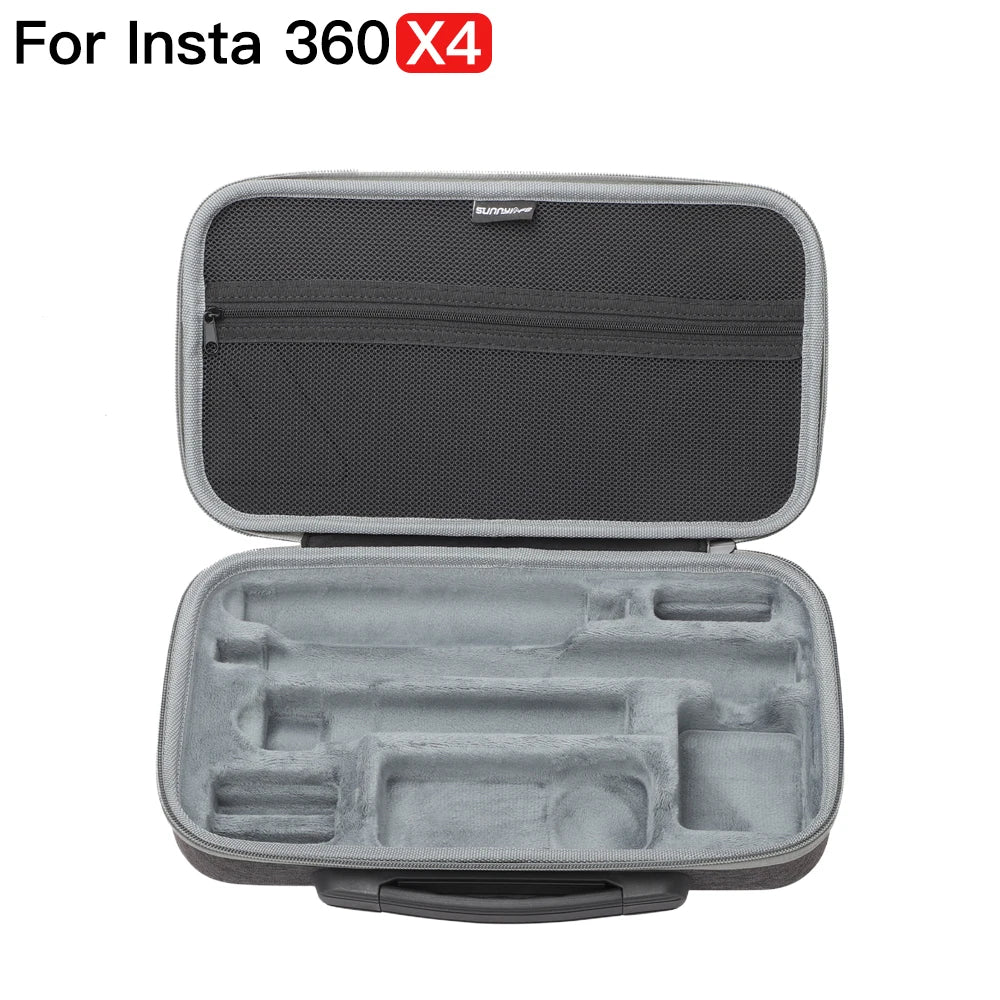 Accessories kit for Insta360 X4 Lens Guard Selfie Stick Dive Case Insta360 X4 Storage bag Aluminum frame screen protector