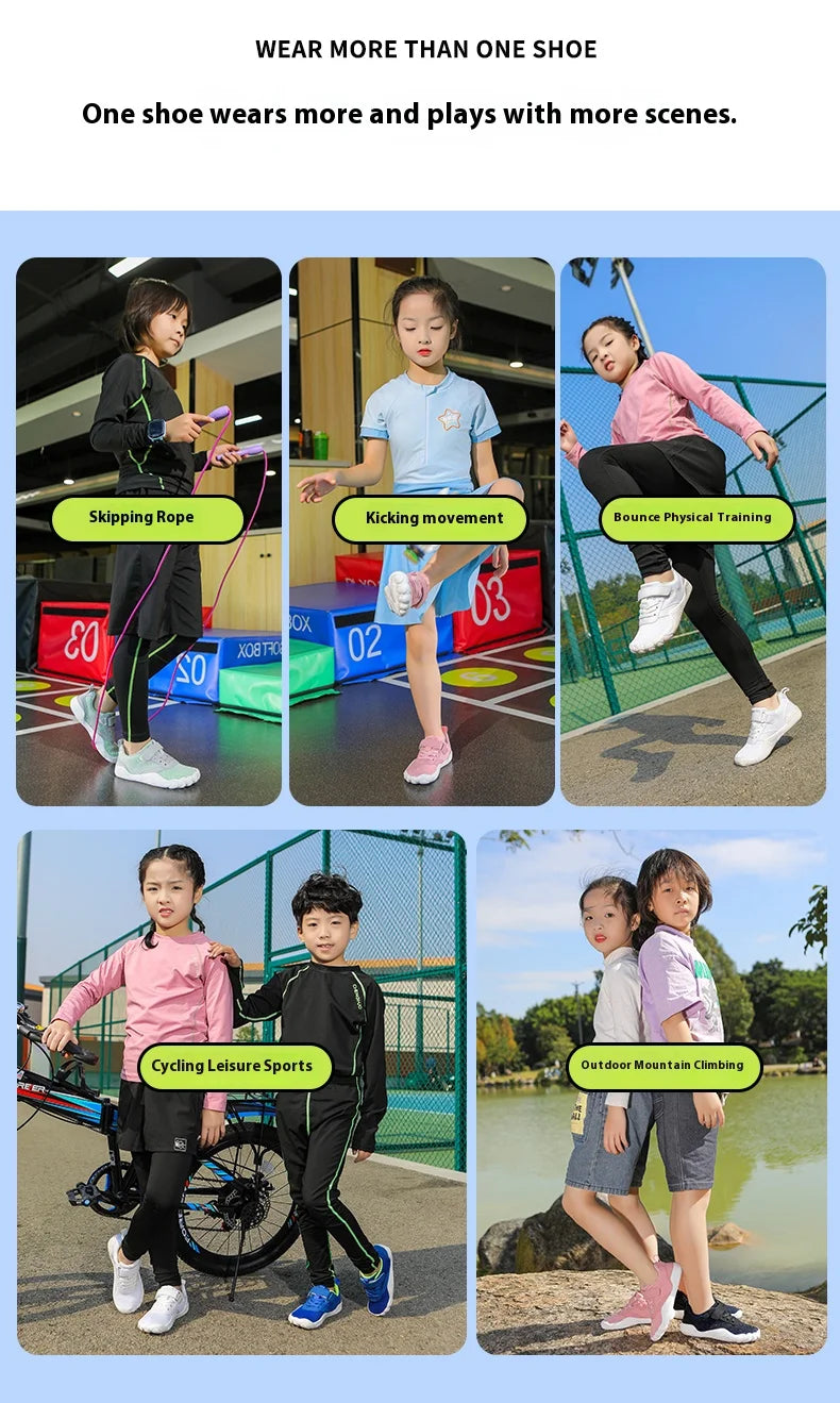 Kids Barefoot Shoes Boys Girls Sneakers Naturally Splay Shoes Wide Toe Minimalist Sneakers Toddler Little Big Kid