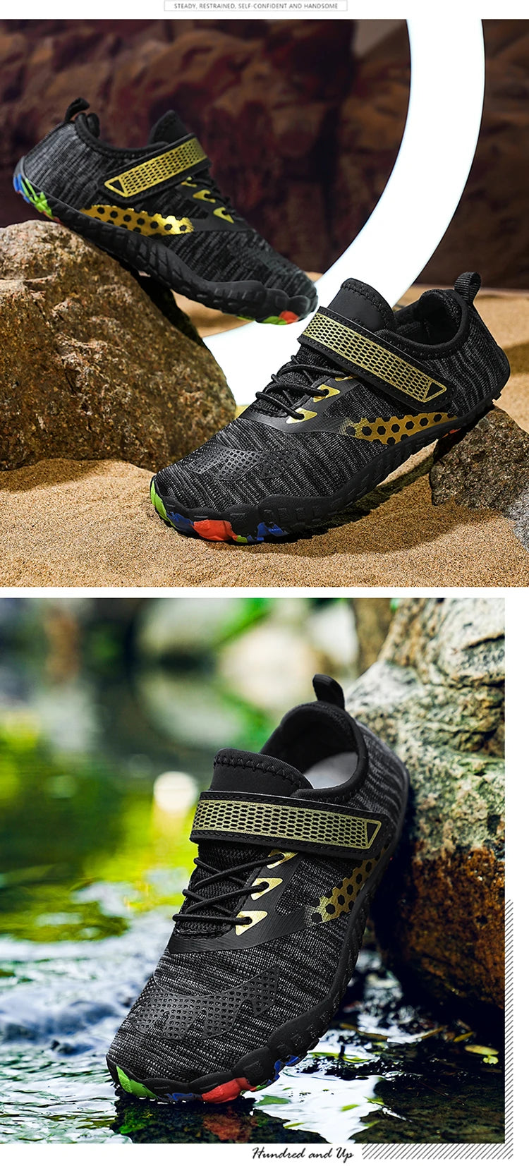Anti-Slip & Wear-Resistant Kids' Water Shoes – Breathable & Comfortable Outdoor Aqua Sports Footwear for Children