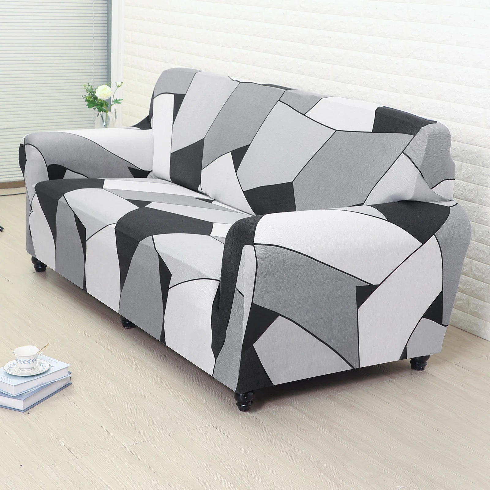 1 Piece Sofa Cover Elastic Printed/Printed Sofa Cover for Living Room Corner Sofa L-shaped Sofa slipcover