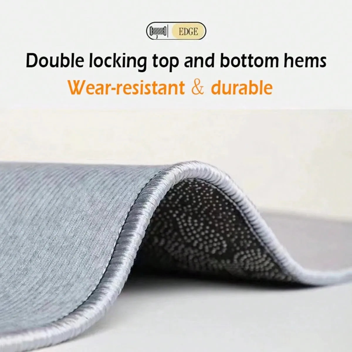 VIKAMA 1/2 pcs Kitchen Printed Floor Mat, Durable and Wear-Resistant, Home Kitchen Floor Mat, Laundry Room Carpet, Home Decor