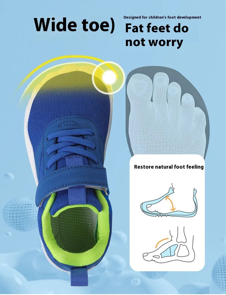 Kids Barefoot Shoes Boys Girls Sneakers Naturally Splay Shoes Wide Toe Minimalist Sneakers Toddler Little Big Kid