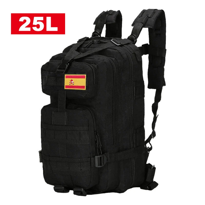 50L/25L /32LTactical Backpack Men's Travel Large Capacity Rucksacks Men Waterproof Outdoor Sports Multi-functional Bags