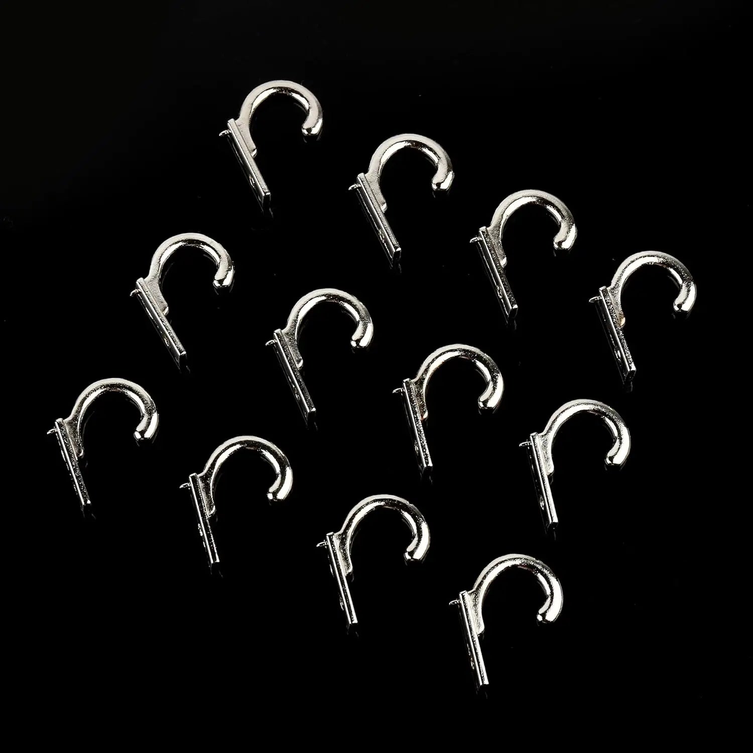 20/10PCS Mini Hook with Screws Antique Alloy Door Wall Hooks Keys Hair Rope Hanging Storage Rack Bathroom Kitchen Accessories