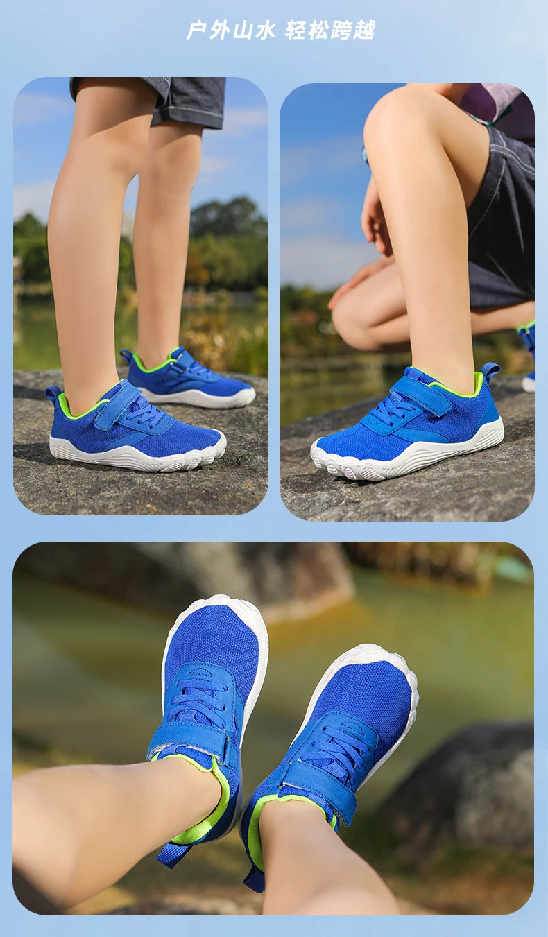 Kids Barefoot Shoes Boys Girls Sneakers Naturally Splay Shoes Wide Toe Minimalist Sneakers Toddler Little Big Kid