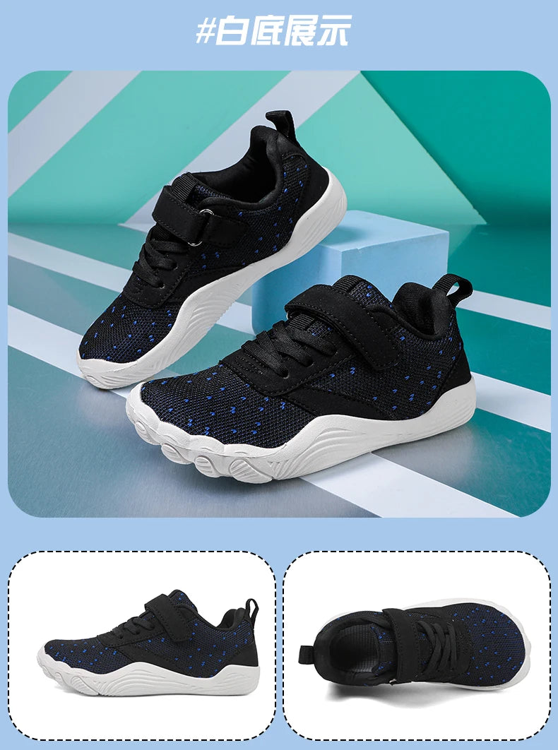 Kids Barefoot Shoes Boys Girls Sneakers Naturally Splay Shoes Wide Toe Minimalist Sneakers Toddler Little Big Kid