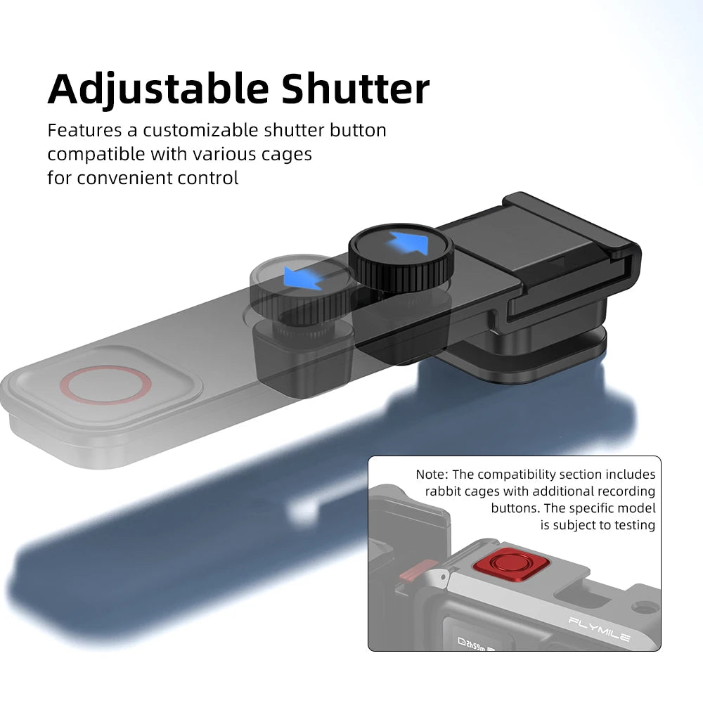Flymile Street Photography Handle for Insta360 Ace Pro/Ace Pro 2 Accessories Camera Grip Holder With Shutter Button