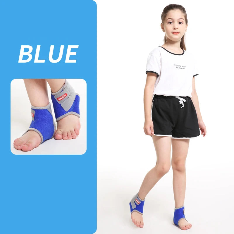 AOLIKES 1 Pair Kids Ankle Strap For Cycling Running Gym Children Sport Ankle Brace Support Guard Protector Boy Girl tobillera