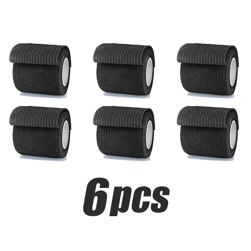 1/15Pcs 4.8m Black Sport Self Adhesive Elastic Bandage Wrap Tape Elastoplast For Knee Support Pads Finger Ankle Palm