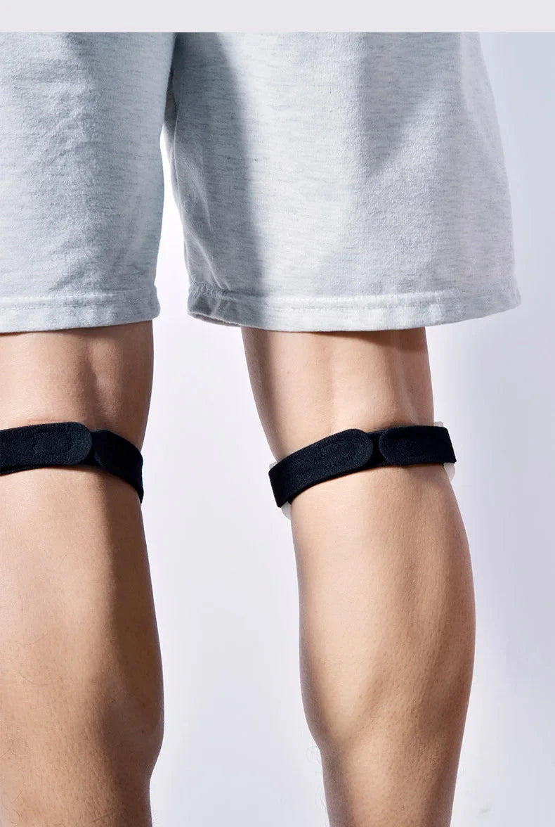 Tendon Support Strape Brace Shock Absorption Compression Strap Pads Sport Protection Adjustable PVC Knee Patellar Band