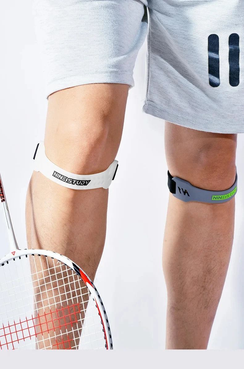 Tendon Support Strape Brace Shock Absorption Compression Strap Pads Sport Protection Adjustable PVC Knee Patellar Band