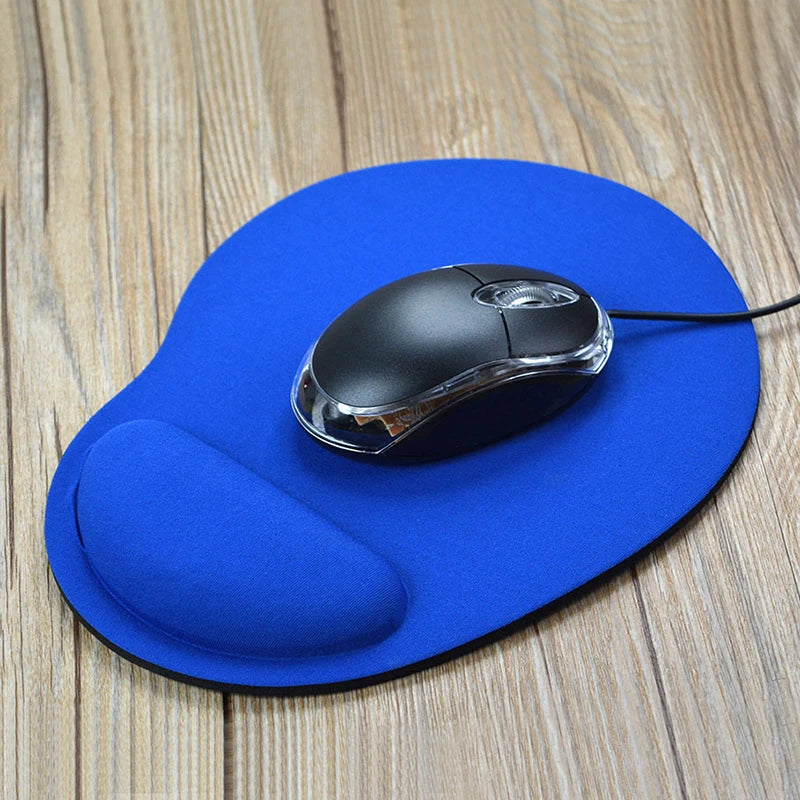 Mouse Pad EVA Support Wristband Gaming Mousepad Solid Color Mice Mat Comfortable Mouse Pad With Wrist Rest for Mouse PC Laptop