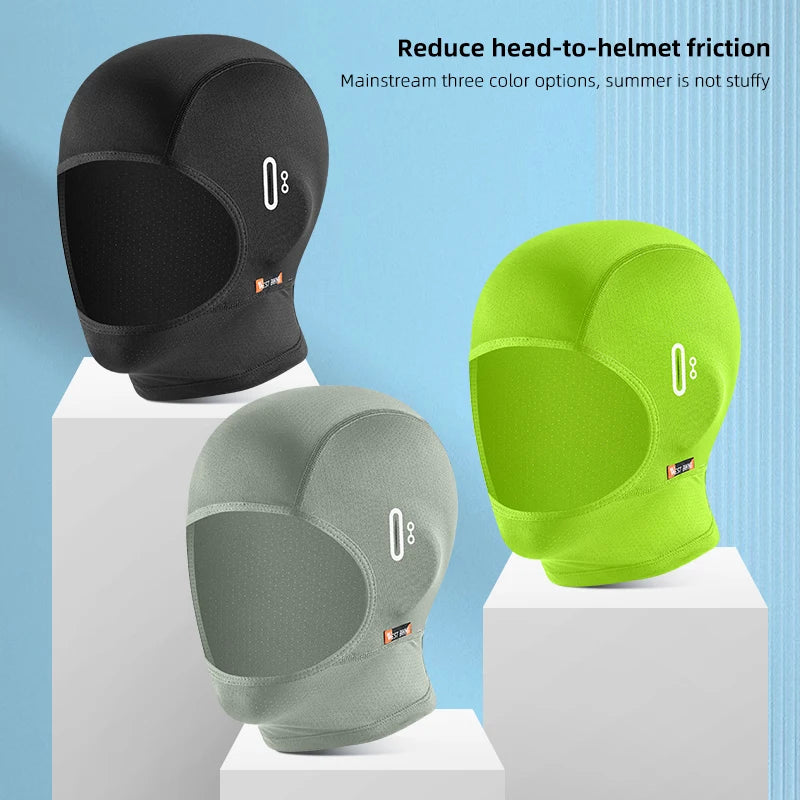 WEST BIKING Summer Motorcycle Bike Moisture-Wicking Balaclava UV Protection Breathable Running Fishing Caps Cooling Sport Gear