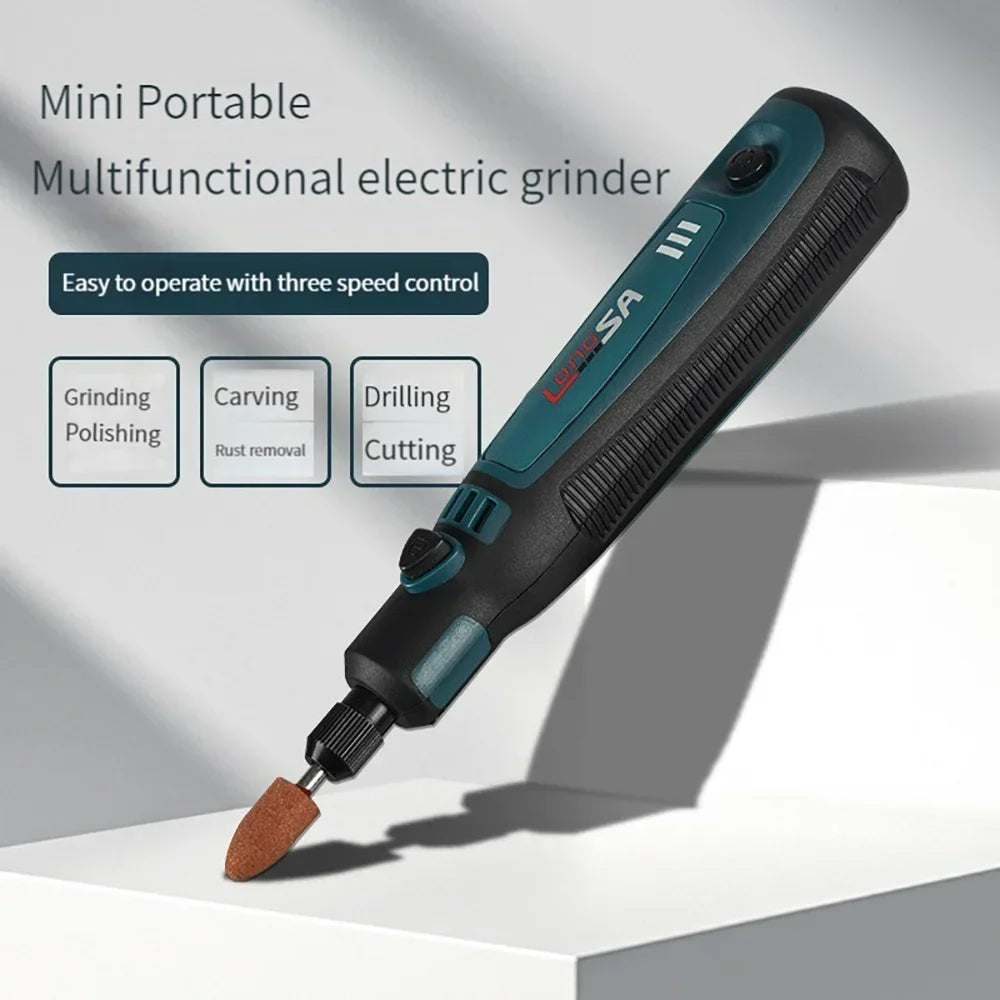 5000-10000-15000r 3.6V USB Wireless Electric Drill Engraving Pen Mini Grinder for Grinding/Polishing/Engraving/Drilling/Cutting