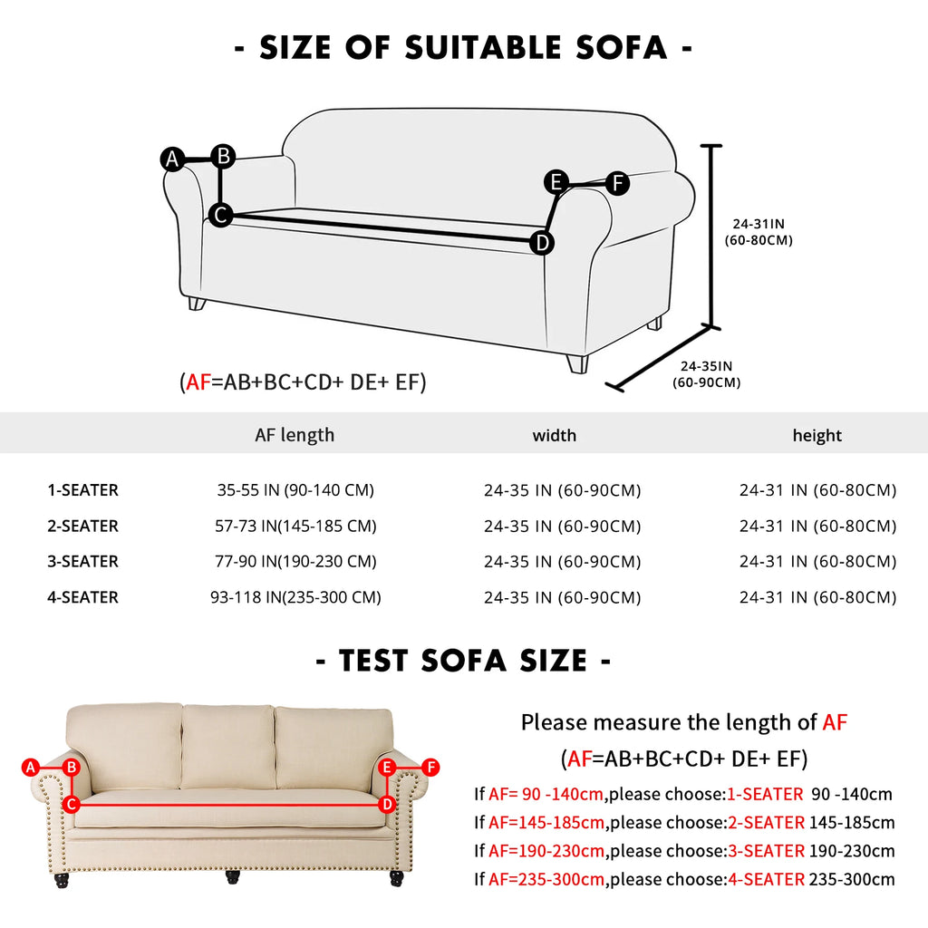 1 Piece Sofa Cover Elastic Printed/Printed Sofa Cover for Living Room Corner Sofa L-shaped Sofa slipcover