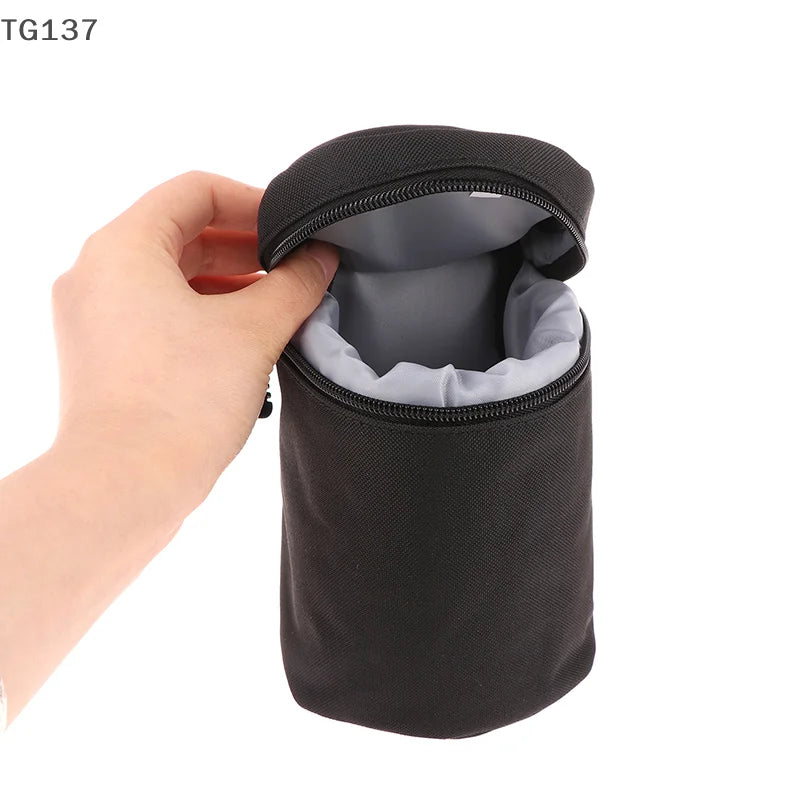 1Pcs Photography Accessories Luxury Camera Lens Bag Pouch Case For Lens