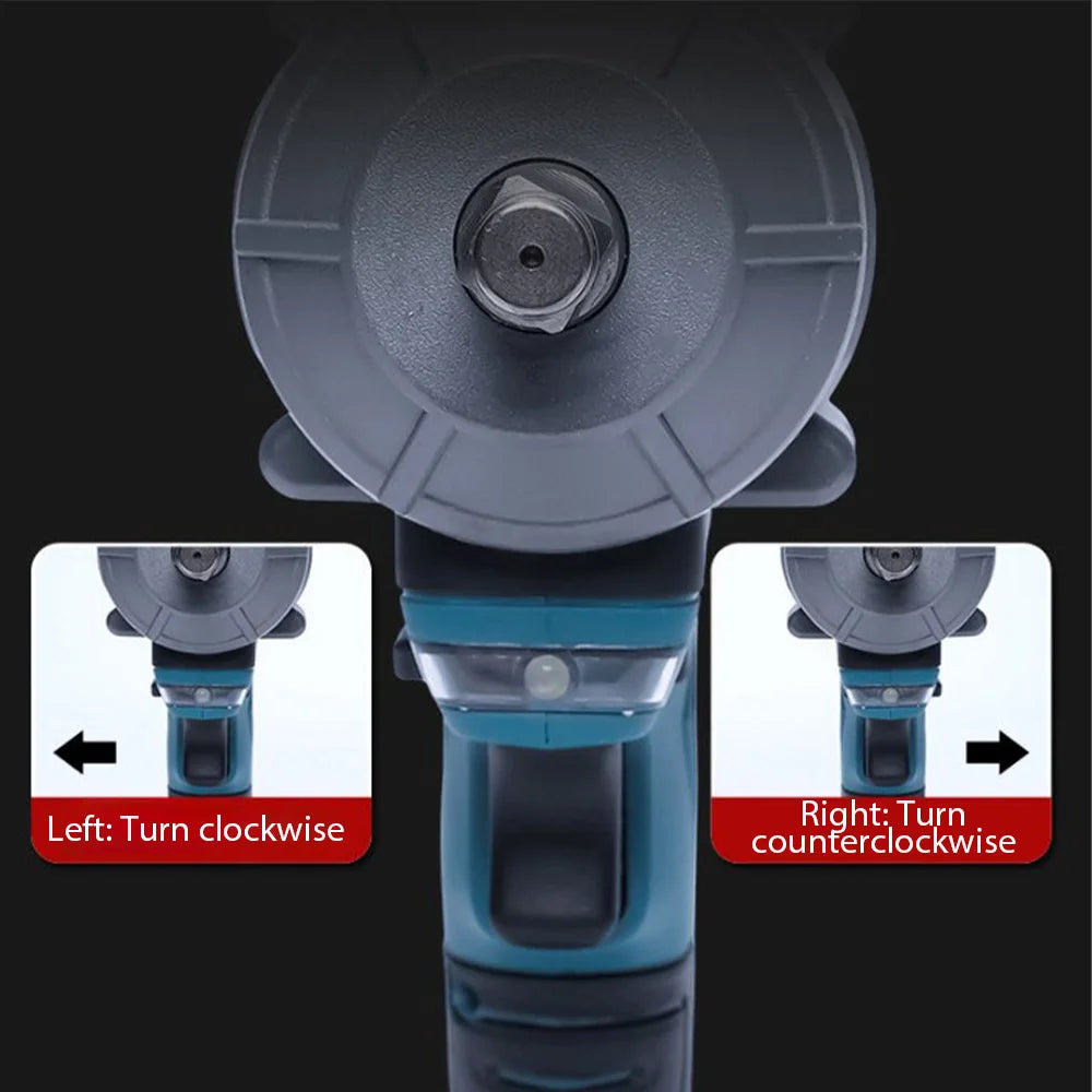 3000N.m 1/2" Cordless Electric Impact Wrench Variable Speed Brushless Electric Wrench Power Tool For Makita 18-21V Battery