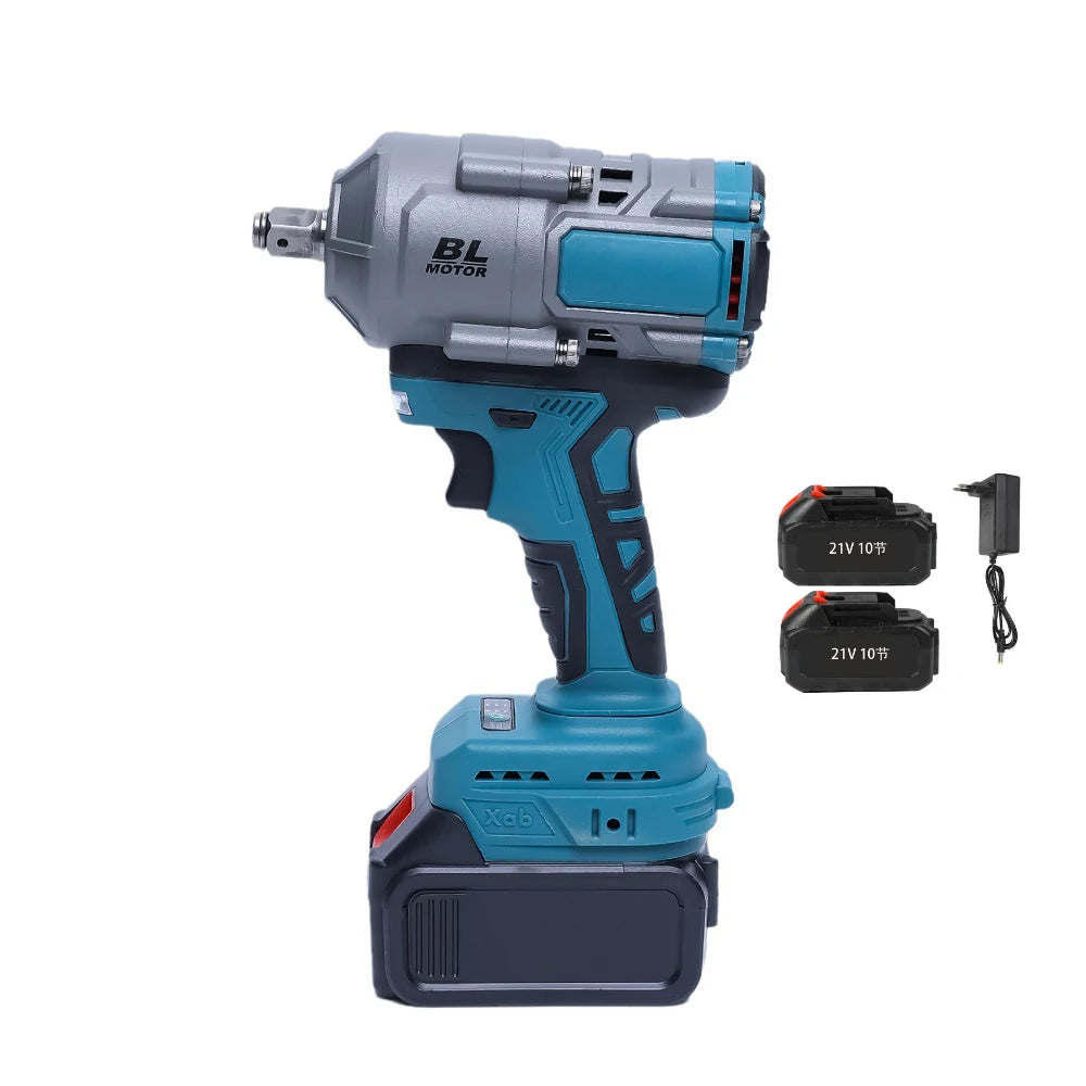 3000N.m 1/2" Cordless Electric Impact Wrench Variable Speed Brushless Electric Wrench Power Tool For Makita 18-21V Battery